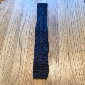 Suitsupply Navy Knit Skinny Tie